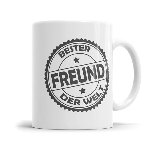 Bester Freund der Welt Stempel Design - Bester Freund Tasse - Fulima