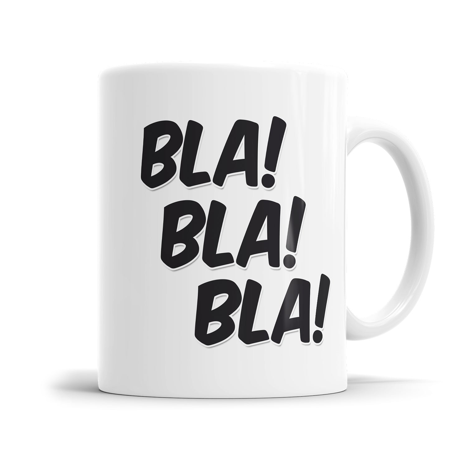Lustige Spruch Tasse - Bla! Bla! Bla! - Perfekt fürs Büro - Fulima