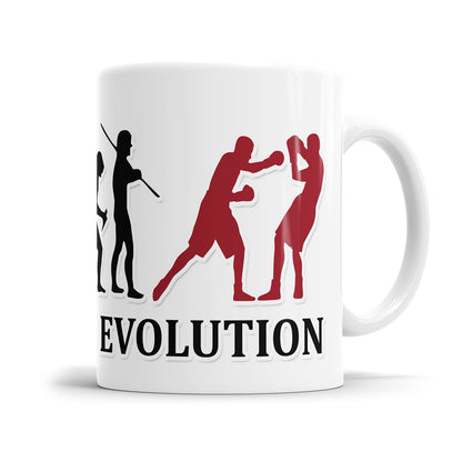 Boxen Evolution Tasse - Geschenkidee für Boxer