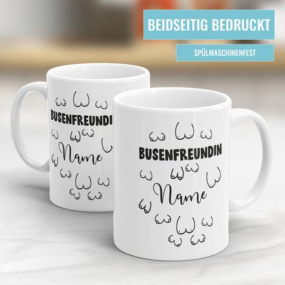 Busenfreundin Tasse personalisiert mit Name - Fulima