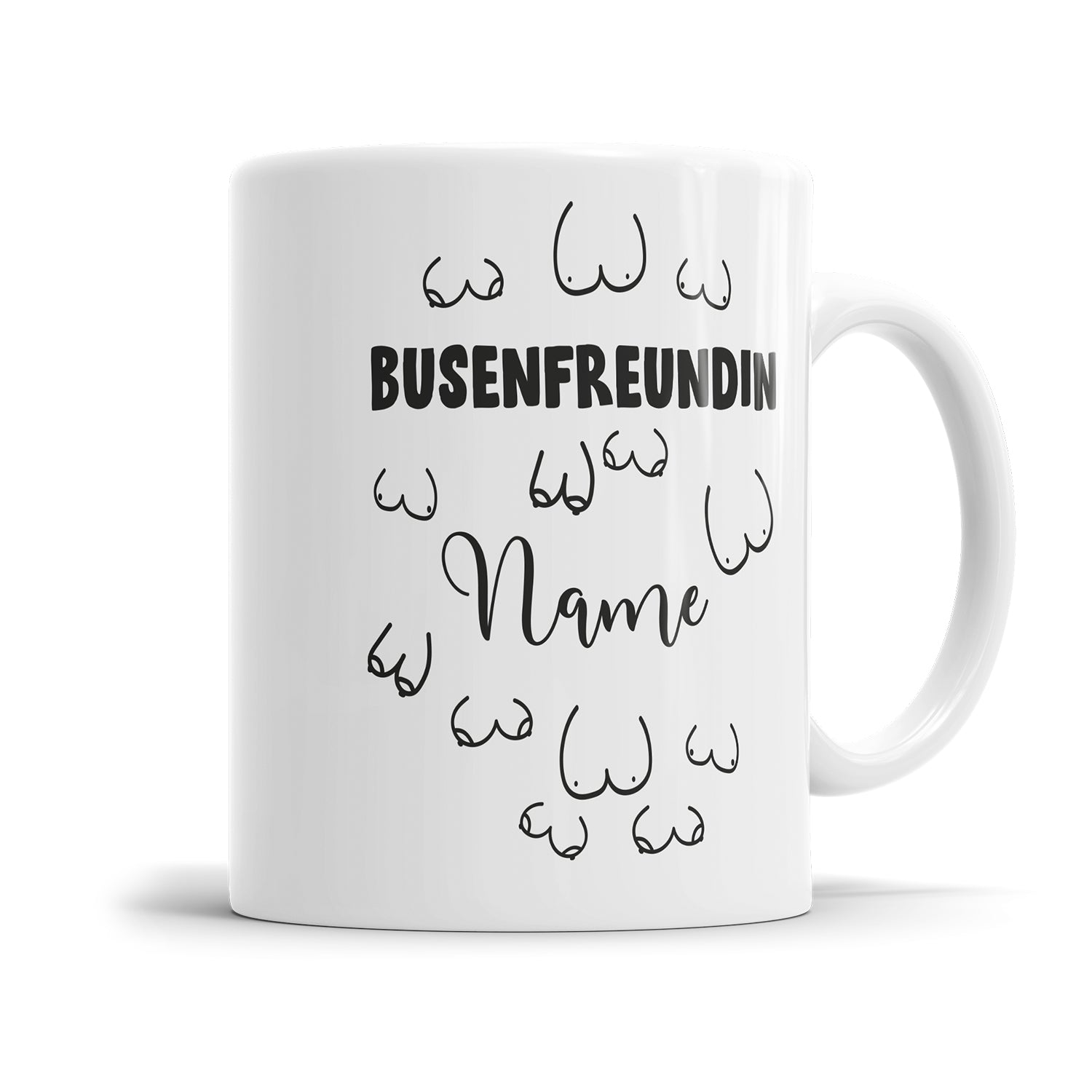 Busenfreundin Tasse personalisiert mit Name - Fulima