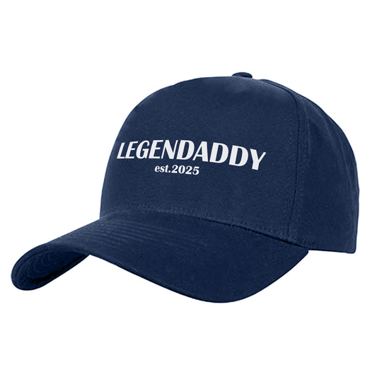 Papa Cap - Legendaddy est Wunschjahr - Geschenkidee Navy - Fulima