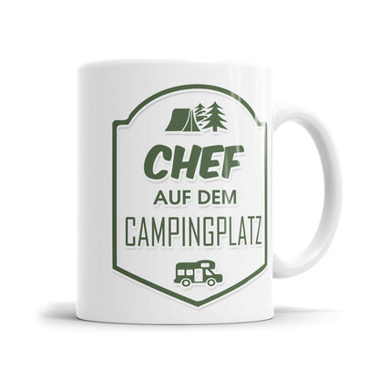 Chef auf dem Campingplatz - Camping Tasse - Fulima