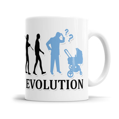 Daddy Evolution Tasse - Geschenkidee für Papa