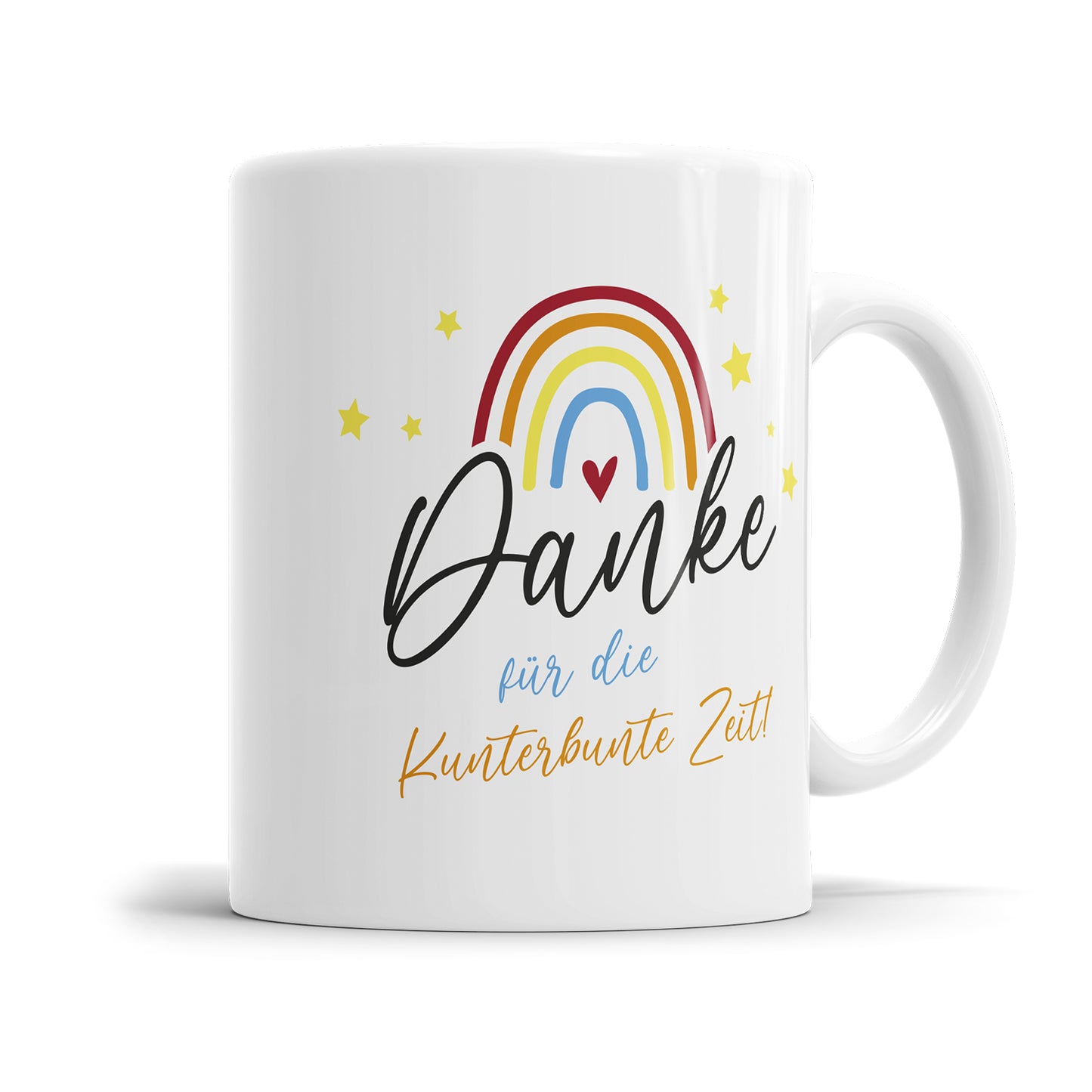 Erzieher - Erzieherin Tasse - Danke für die Kunterbunte Zeit