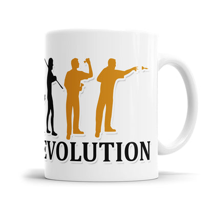 Dart Evolution Tasse - Geschenkidee für Dartspieler