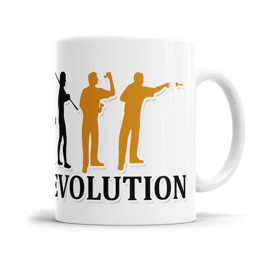 Dart Evolution Tasse - Geschenkidee für Dartspieler - Fulima