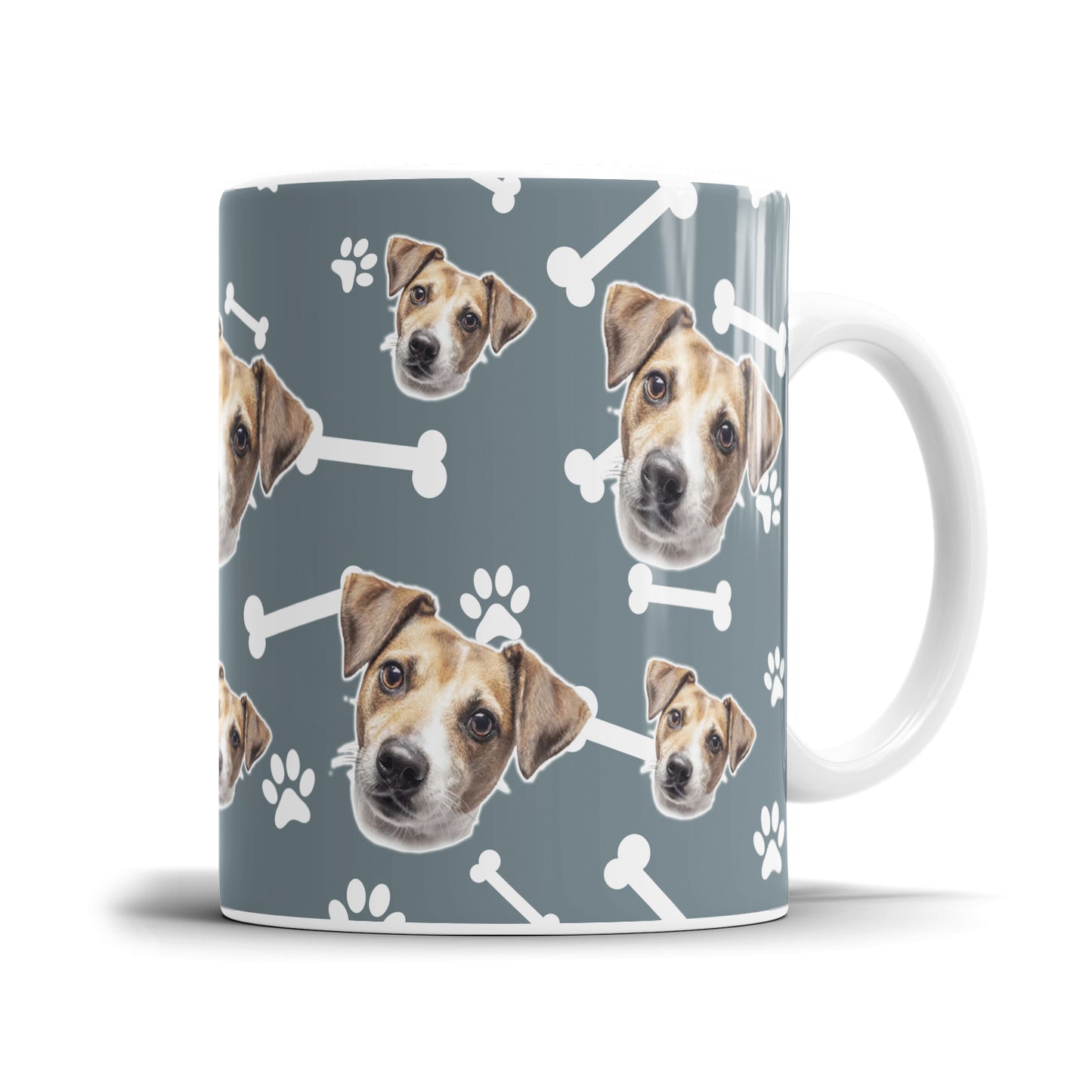 Hundeliebhaber Tasse - Personalisierte Hundetasse mit Foto Stickerbomb - Fulima