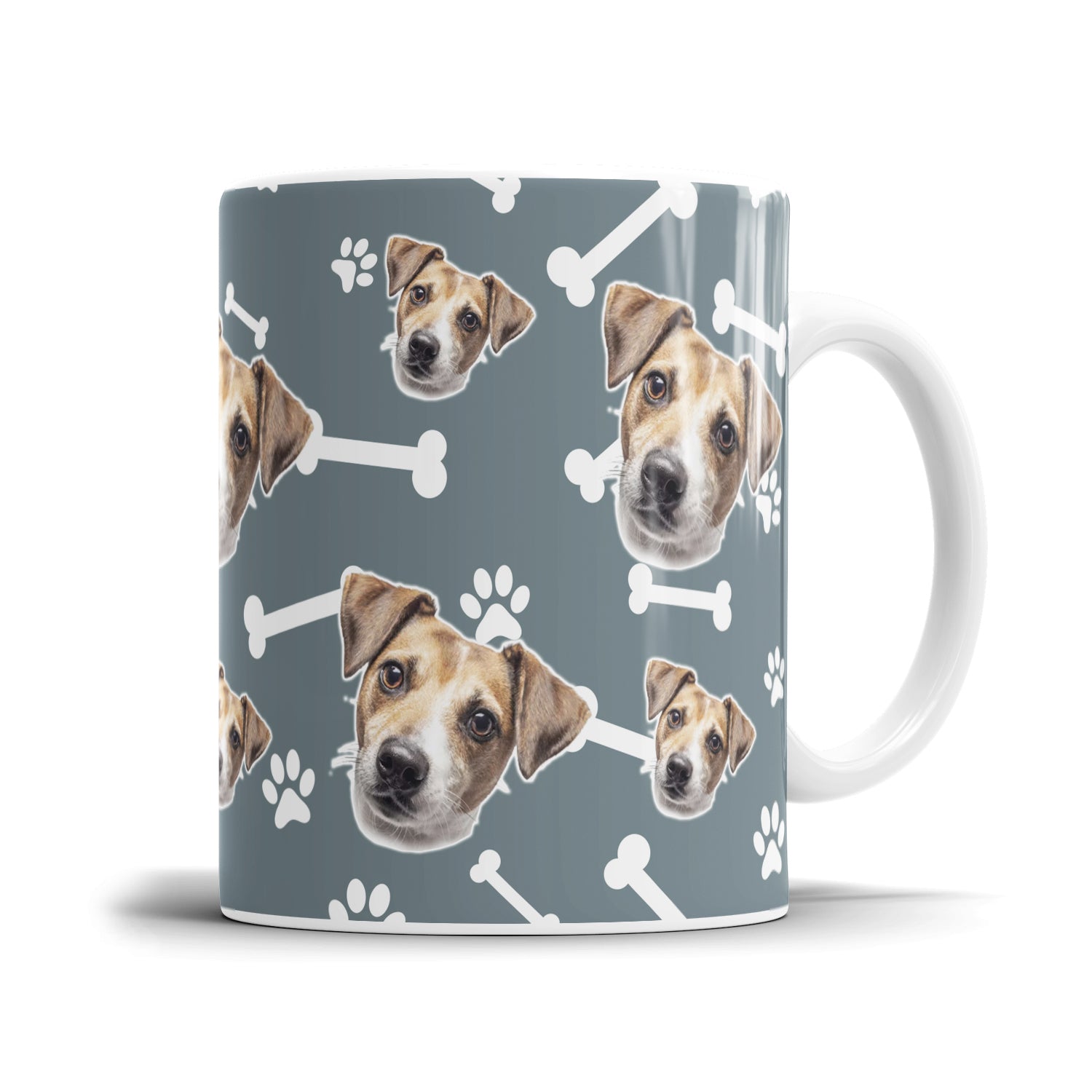 Hundeliebhaber Tasse - Personalisierte Hundetasse mit Foto Stickerbomb - Fulima