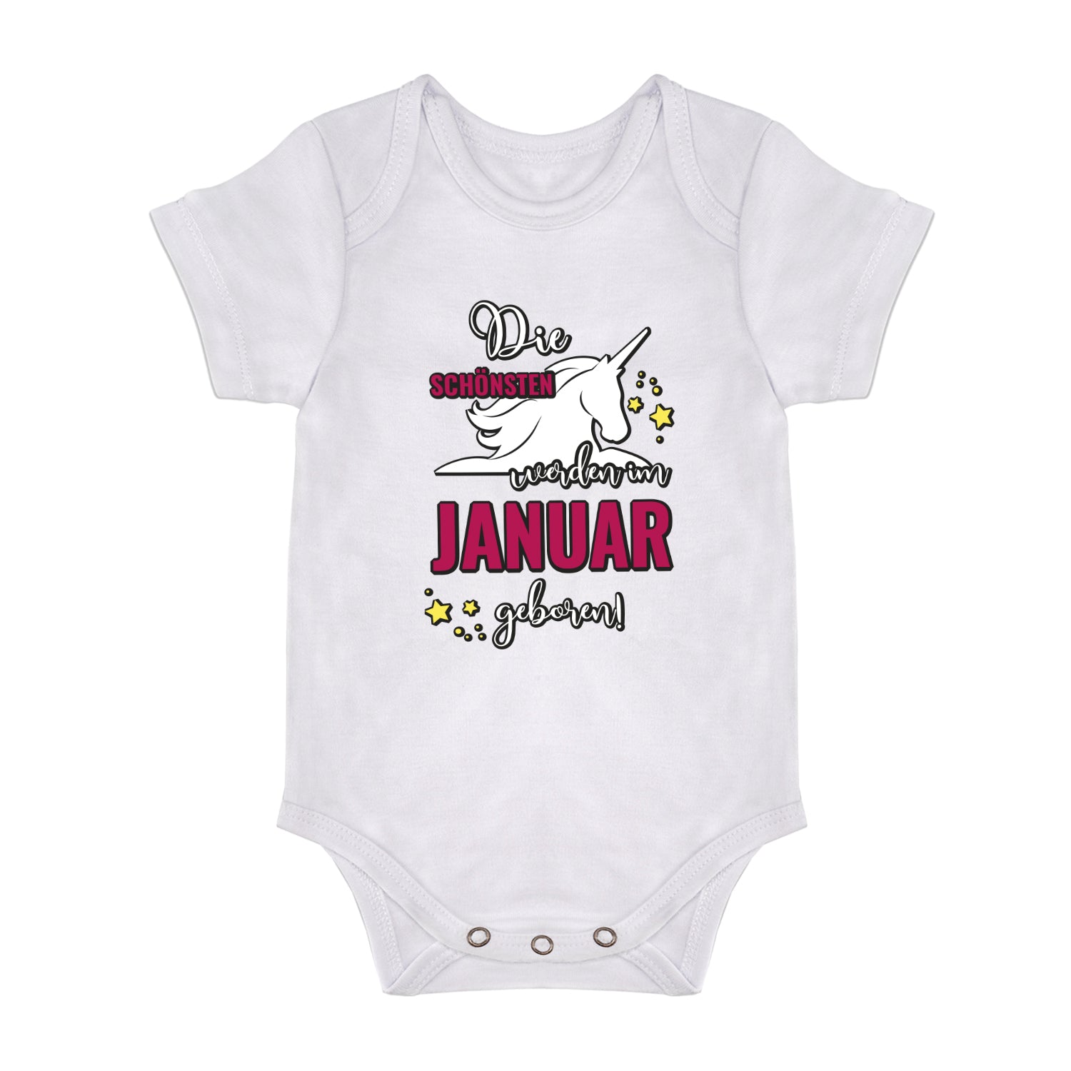 Babybody - Die schönsten Einhörner werden im WUNSCHMONAT geboren Januar - FULiMA®