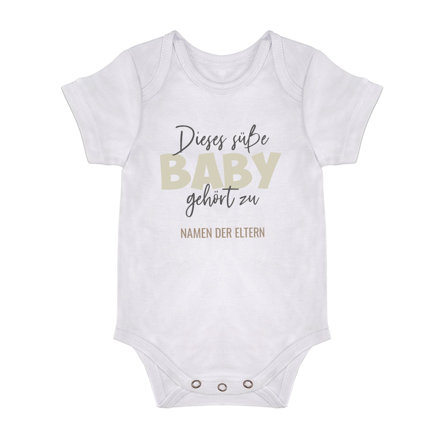 Babybody - Dieses süße Baby gehört zu - Personalisierbar - FULiMA®