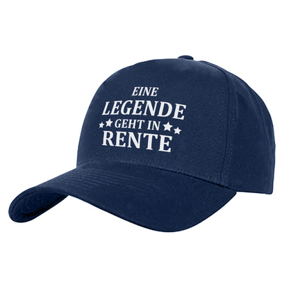 Eine Legende geht in Rente - Geschenk - Cap Navy - Fulima