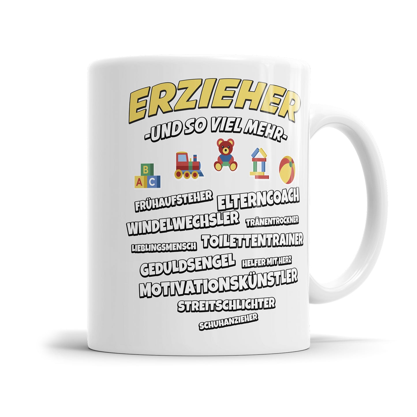 Erzieher Tasse mit Spruch - Erzieher und so viel mehr Fulima