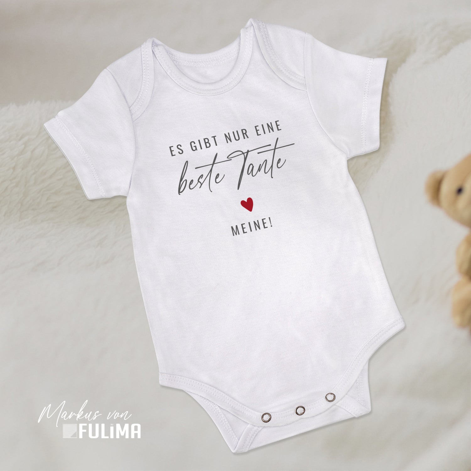 Babybody - Es gibt nur eine beste Tante Meine - Geschenk zur Geburt - FULiMA®