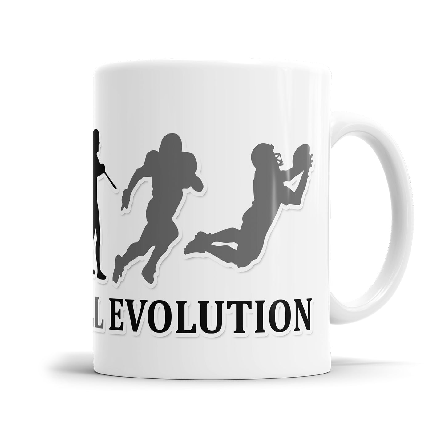Football Evolution Tasse - Geschenkidee für Footballspieler
