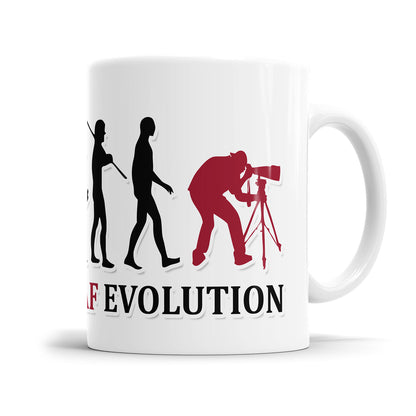 Fotograf Evolution Tasse - Geschenkidee für Fotografen - Fulima