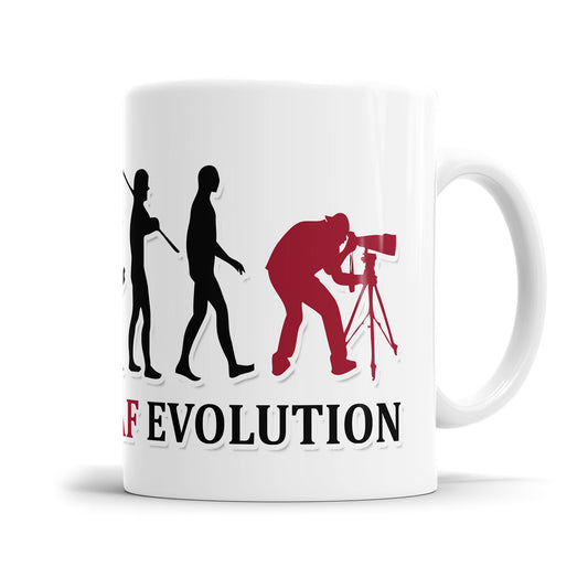 Fotograf Evolution Tasse - Geschenkidee für Fotografen - Fulima