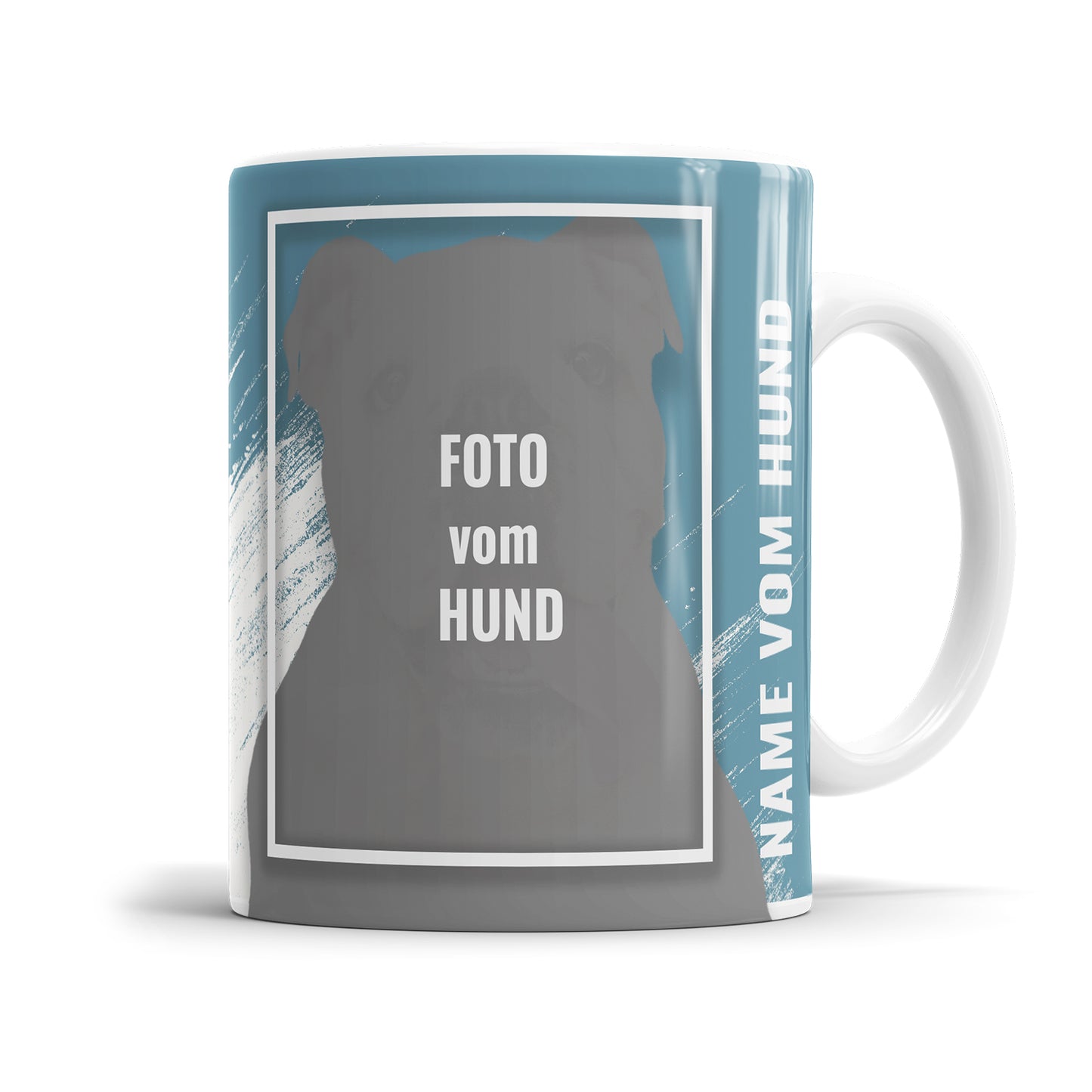 Hundeliebhaber Tasse - Personalisierte Hundetasse mit Foto und Namen