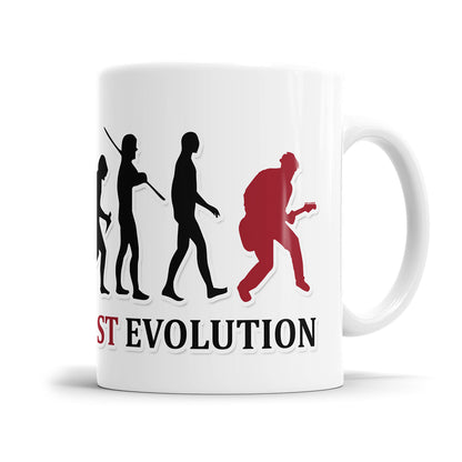Gitarrist Evolution Tasse - Geschenkidee für Gitarristen