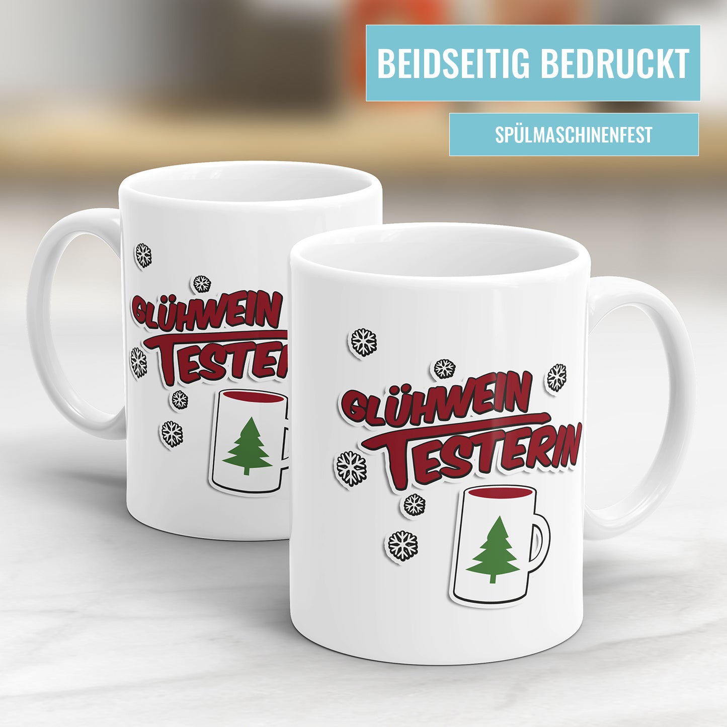 Weihnachtstasse Glühwein Testerin Fulima