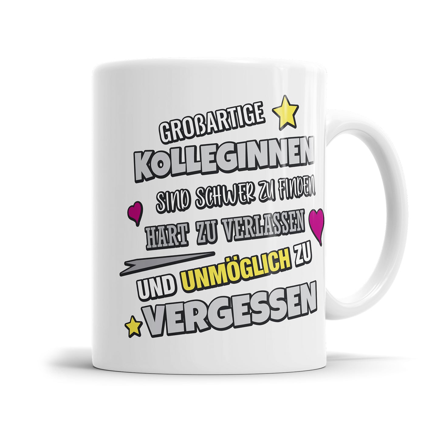 Großartige Kolleginnen unmöglich zu vergessen Jobwechsel - Sprüche Abschied Tasse
