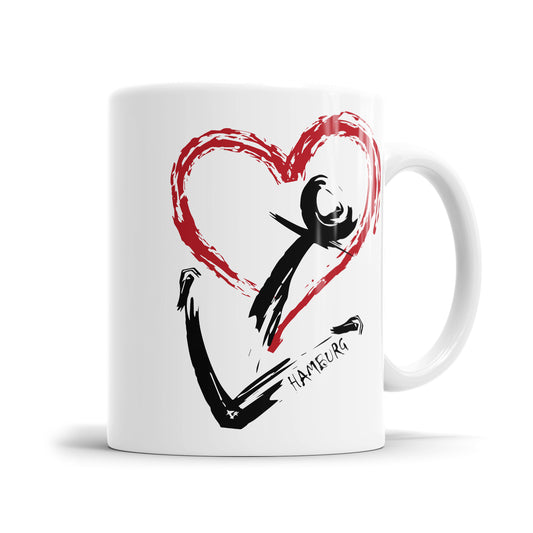 Hamburg Herz Anker - Hamburg Tasse - Fulima