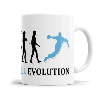 Handball Evolution Tasse - Geschenkidee für Handballspieler