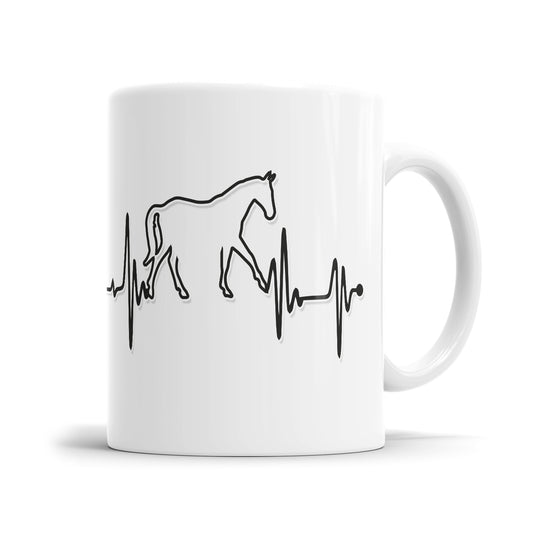 Pferd Herzschlag Tasse Mein Herzschlag Pferd Geschenkidee für Pferdeliebhaber - Fulima