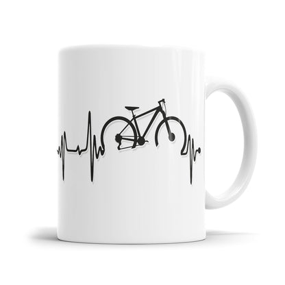 Fahrrad Herzschlag Tasse - Mein Herzschlag Radfahrer fahren - Fulima
