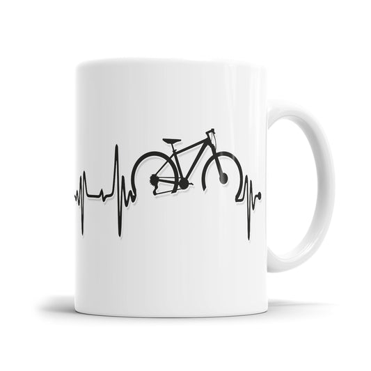 Fahrrad Herzschlag Tasse - Mein Herzschlag Radfahrer fahren Fulima