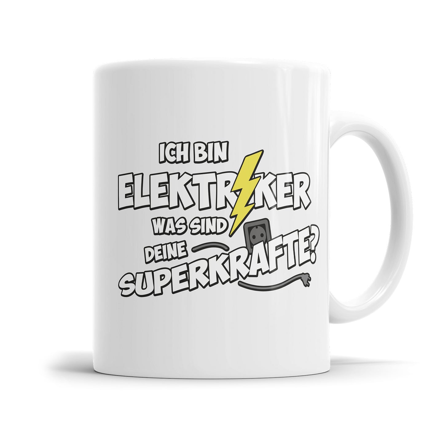 Elektriker Tasse - Ich bin Elektriker was sind deine Superkräfte?