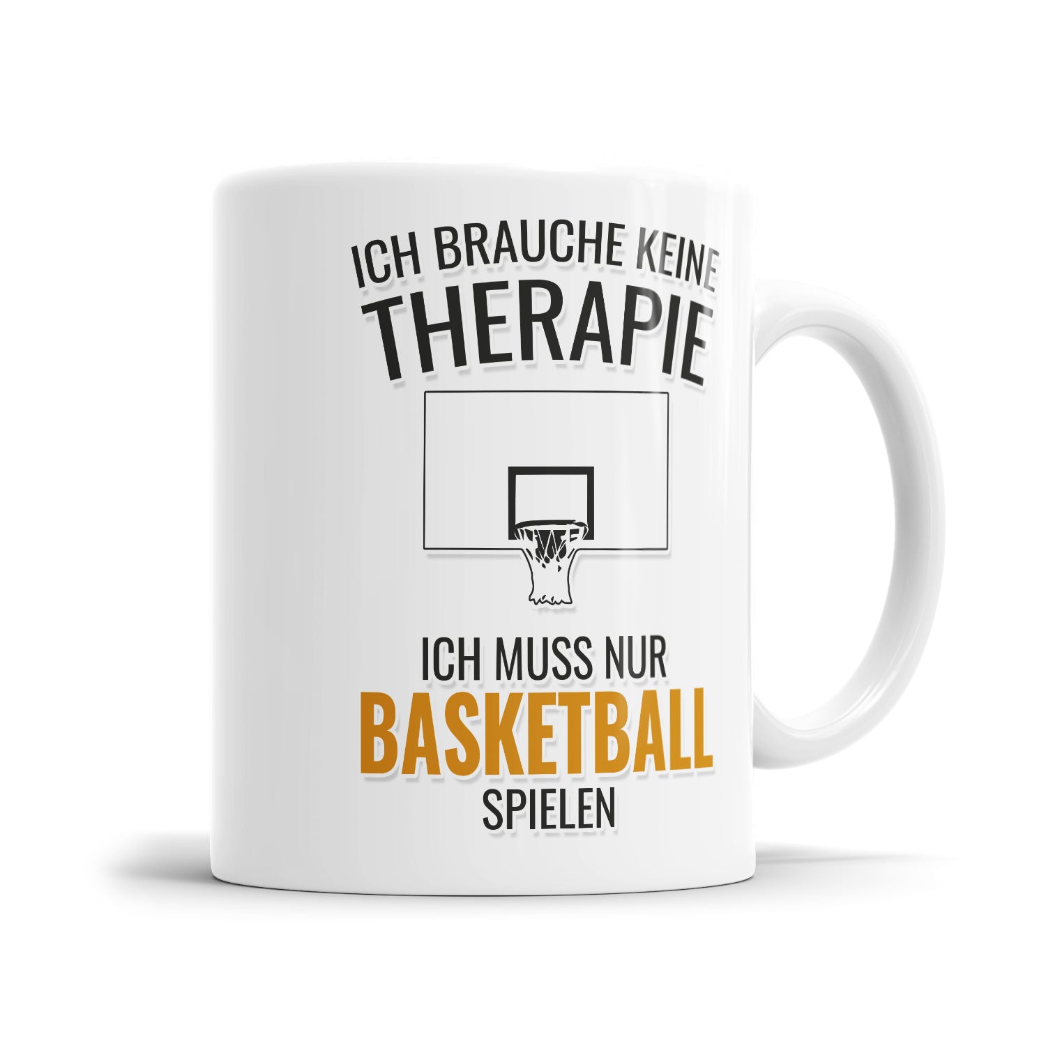 Ich brauche keine Therapie ich muss nur Basketball spielen Geschenkidee für Basketballer - Fulima