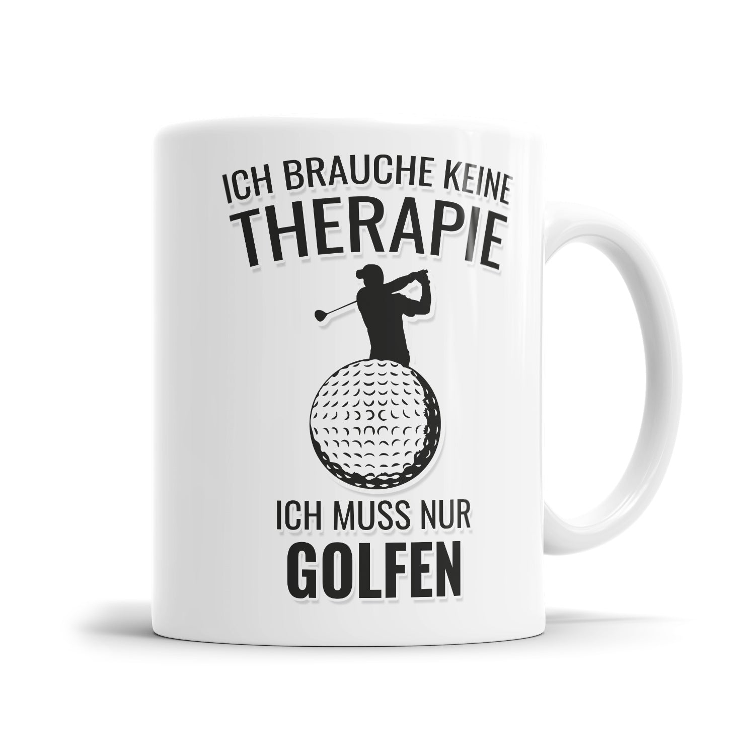 Ich brauche keine Therapie ich muss nur golfen Geschenkidee für Golfer - Fulima