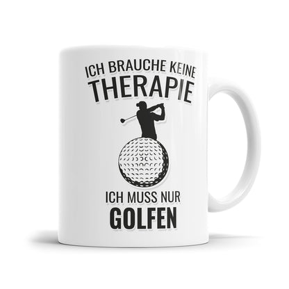 Ich brauche keine Therapie ich muss nur golfen Geschenkidee für Golfer - Fulima