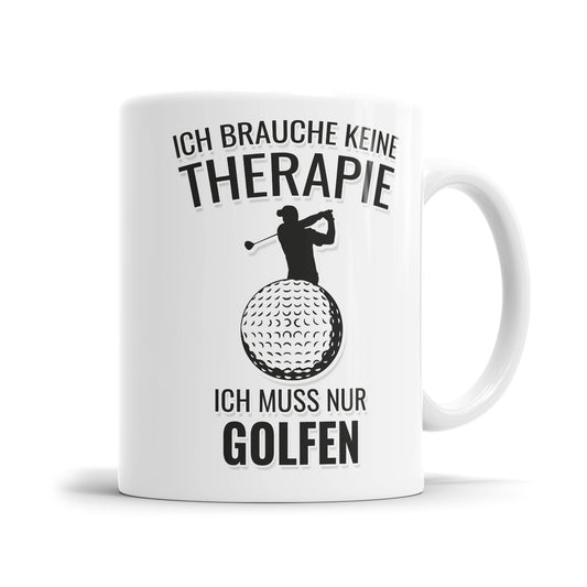 Ich brauche keine Therapie ich muss nur golfen Geschenkidee für Golfer - Fulima