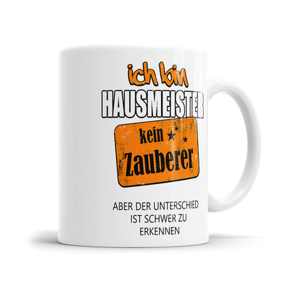 Ich bin Hausmeister kein Zauberer - Tasse - Fulima