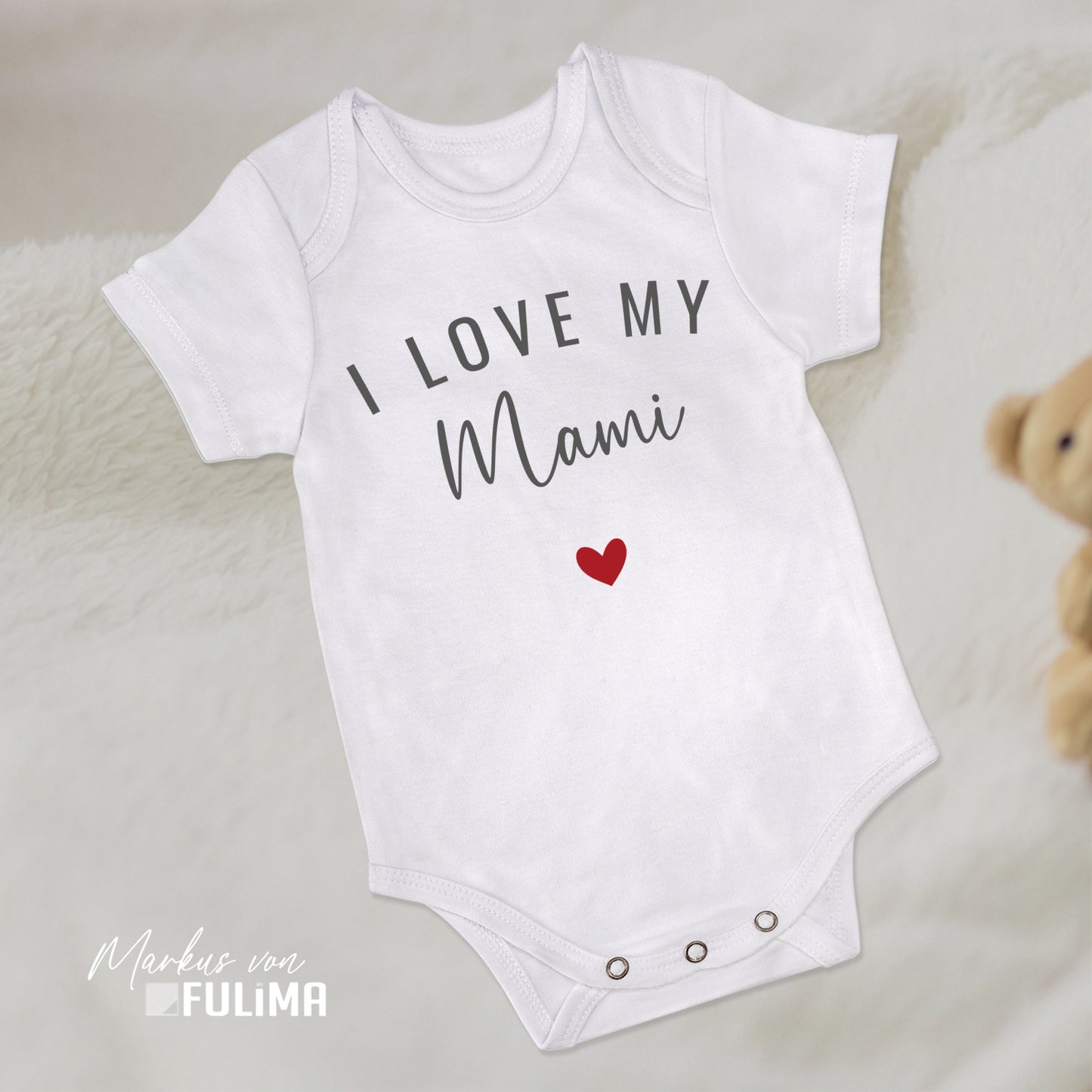 Babybody - I love my Mami - Geschenk zur Geburt - FULiMA®