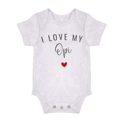 Babybody - I love my Opi - Geschenk zur Geburt - FULiMA®