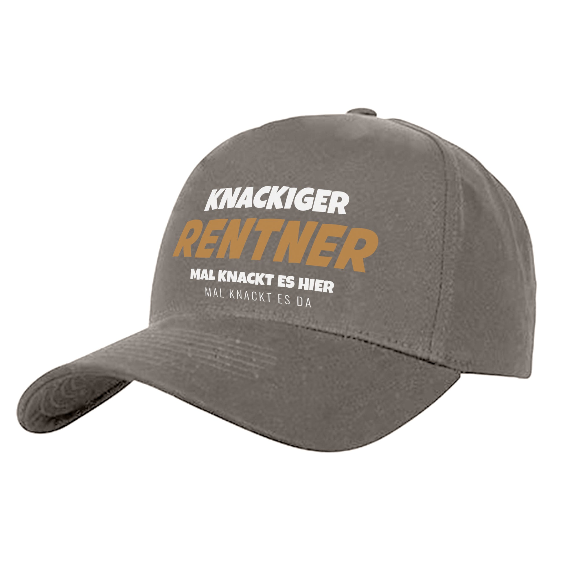 Knackiger Rentner mal knackt es hier mal knackt es da - Geschenk - Cap Grau - Fulima