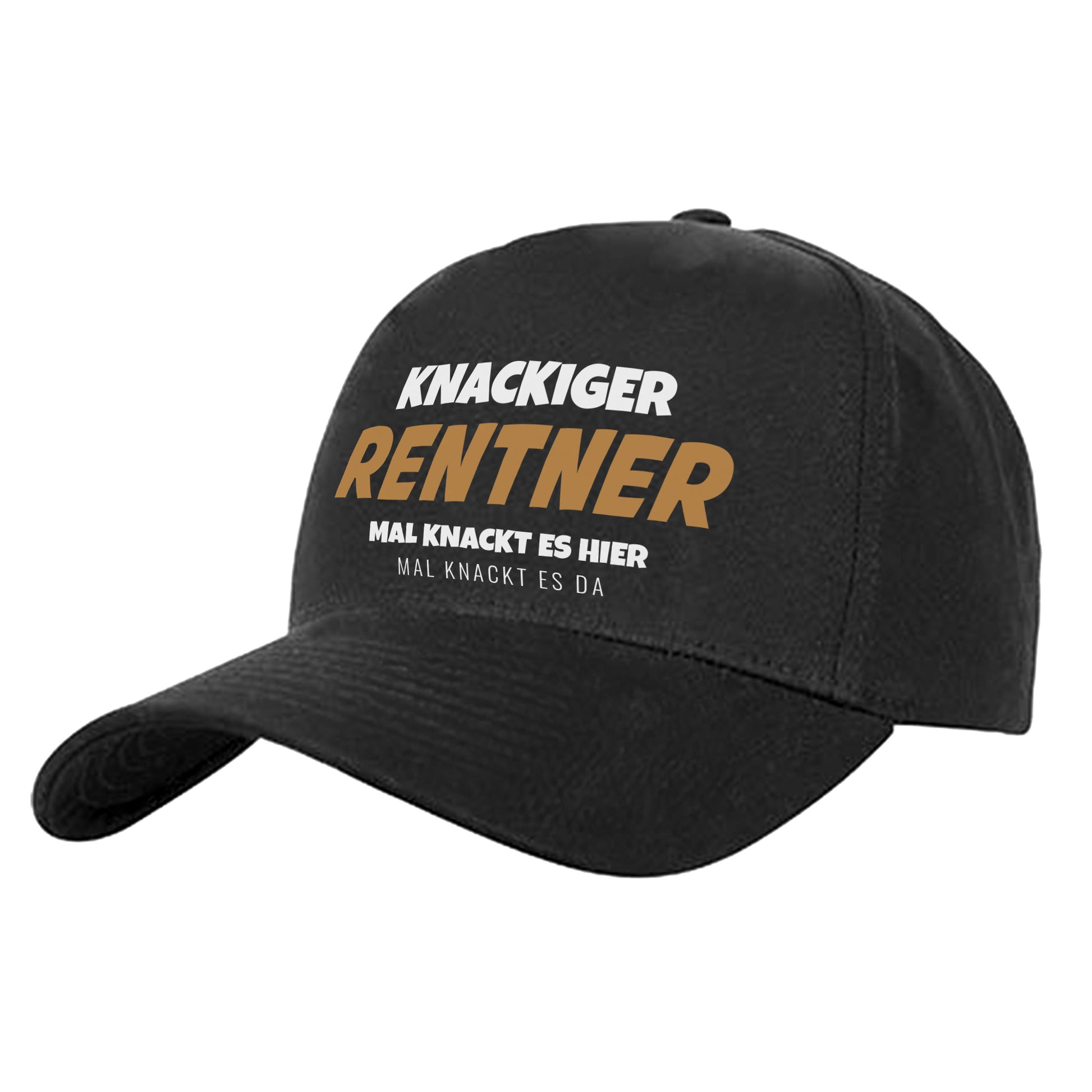 Knackiger Rentner mal knackt es hier mal knackt es da - Geschenk - Cap Schwarz - Fulima