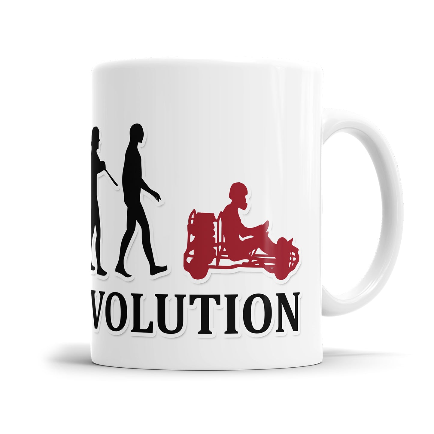Kart Evolution Tasse - Geschenkidee für Kartfahrer