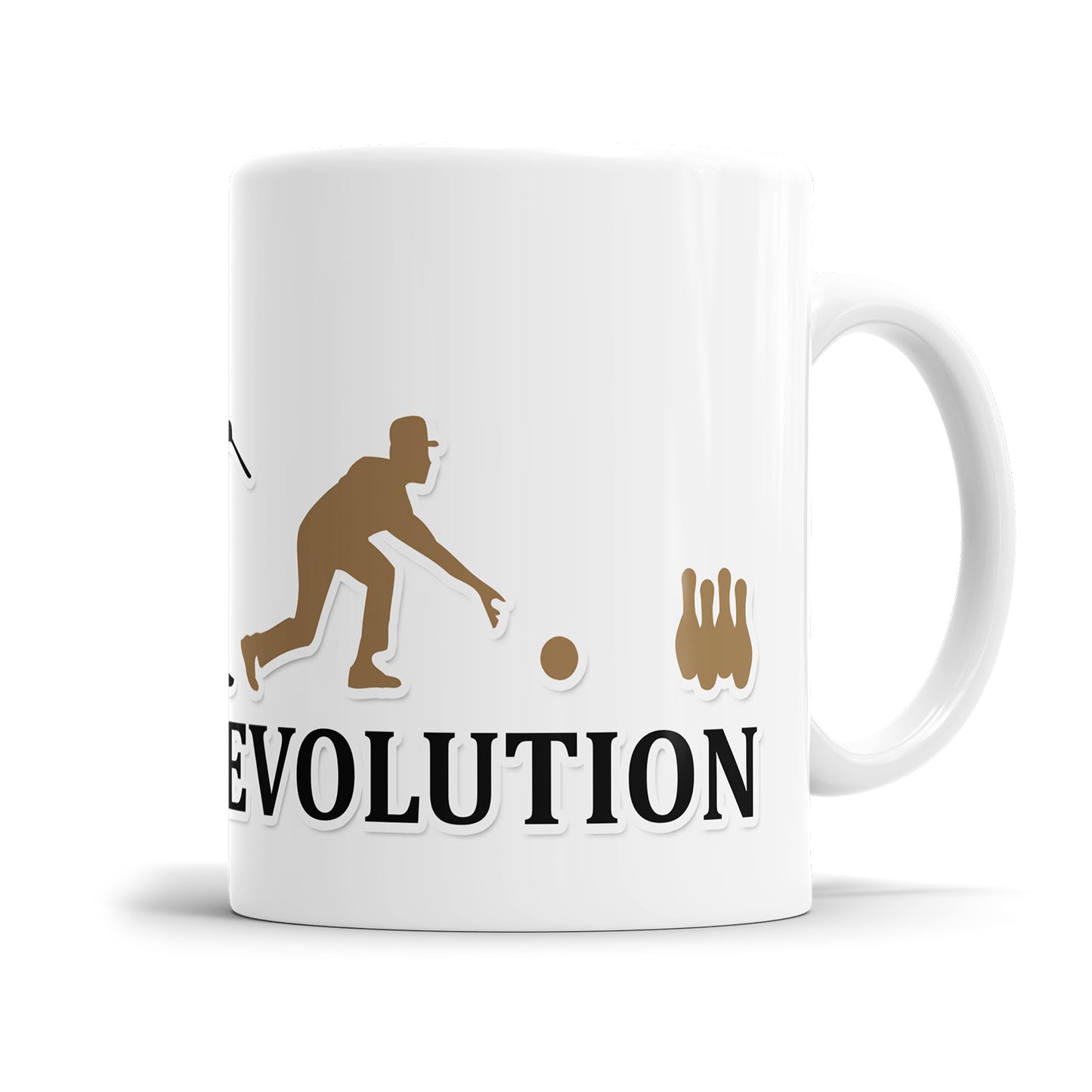 Kegeln Evolution Tasse - Geschenkidee für Kegler - Fulima