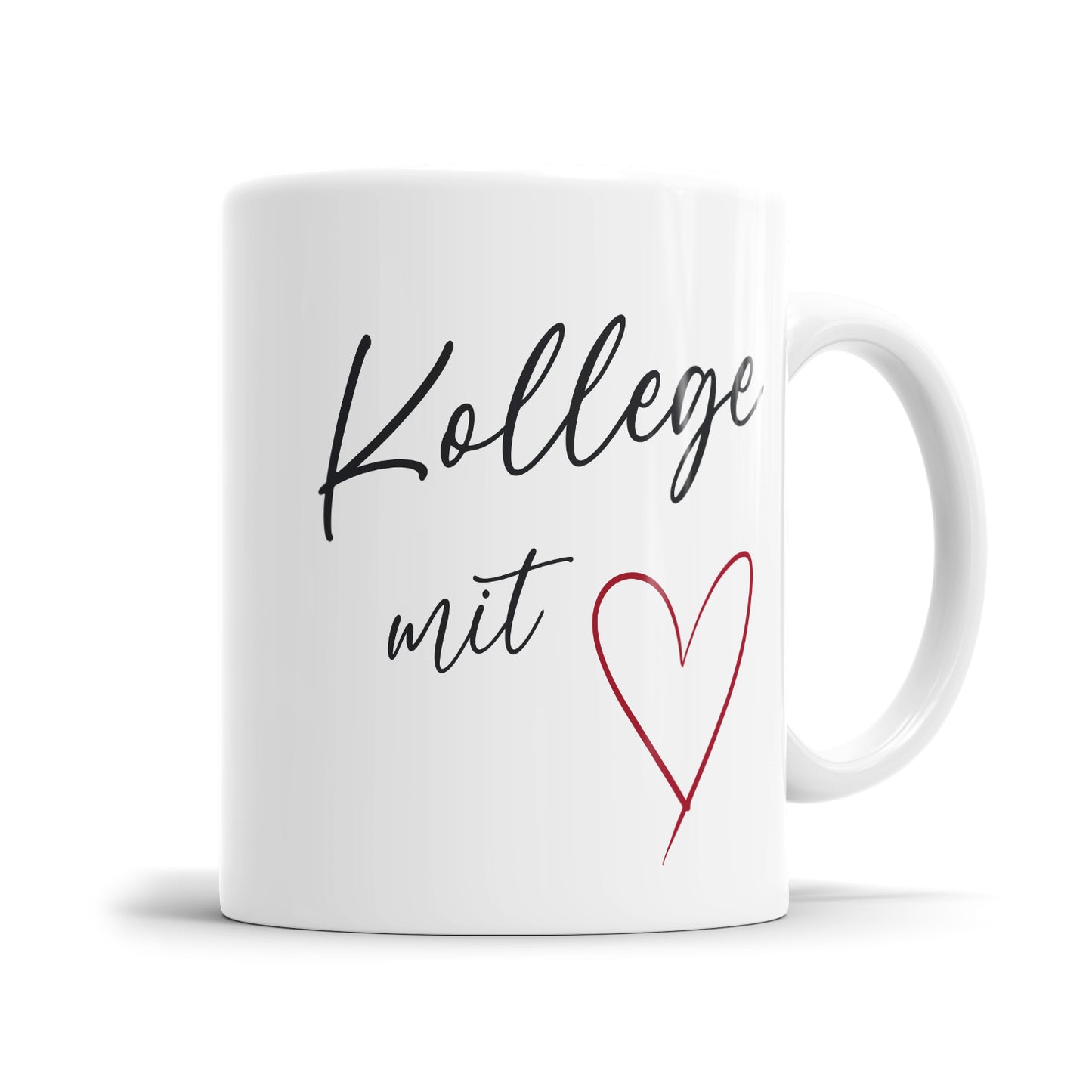Kollege mit Herz - Freund Arbeitskollegen Tasse - Fulima