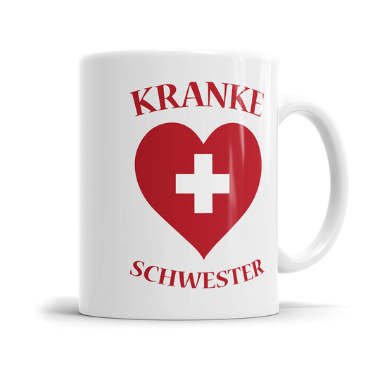 Lustige Krankenschwester Tasse – "Kranke Schwester" – Fun Geschenkidee - Fulima