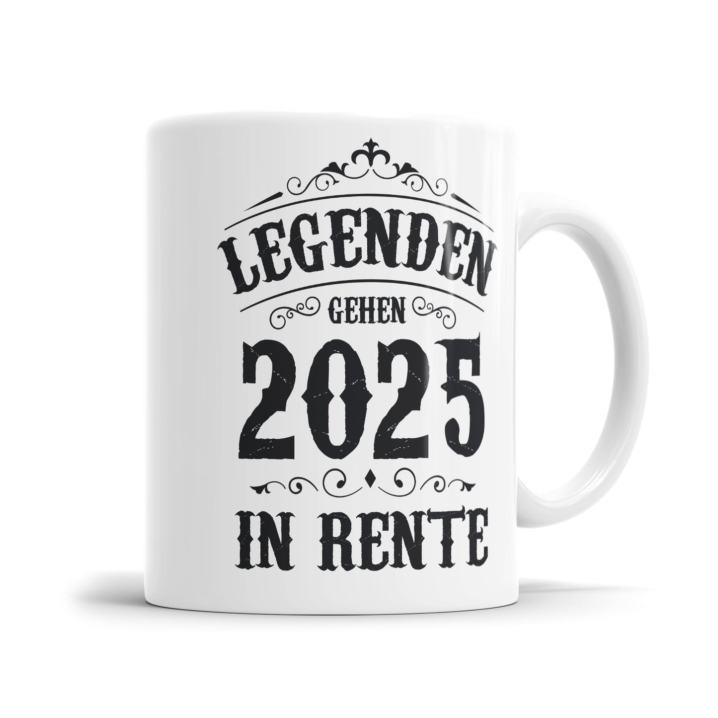 Legenden gehen 2025 in Rente - Rentner - Tasse - Fulima
