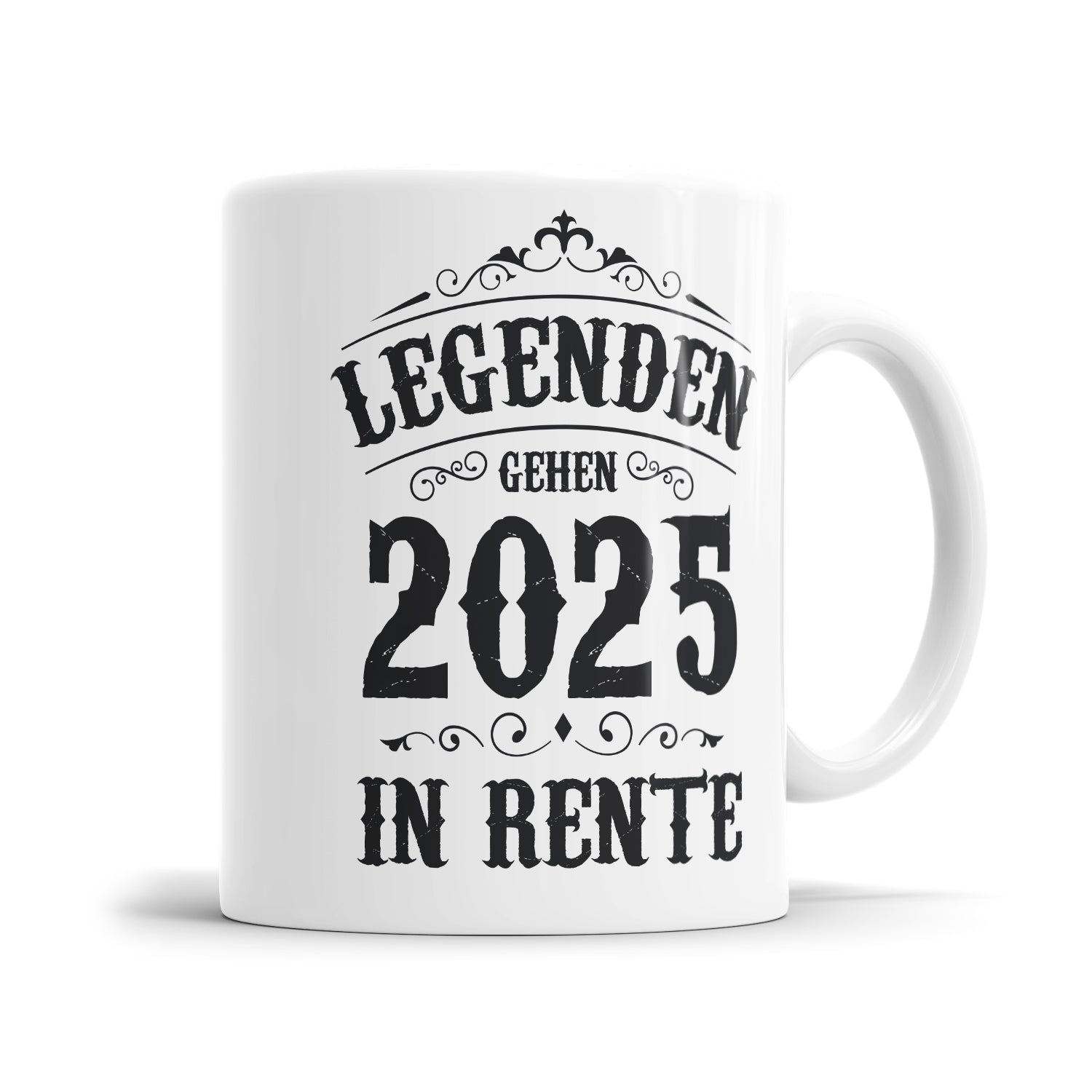 Legenden gehen 2025 in Rente - Rentner - Tasse - Fulima