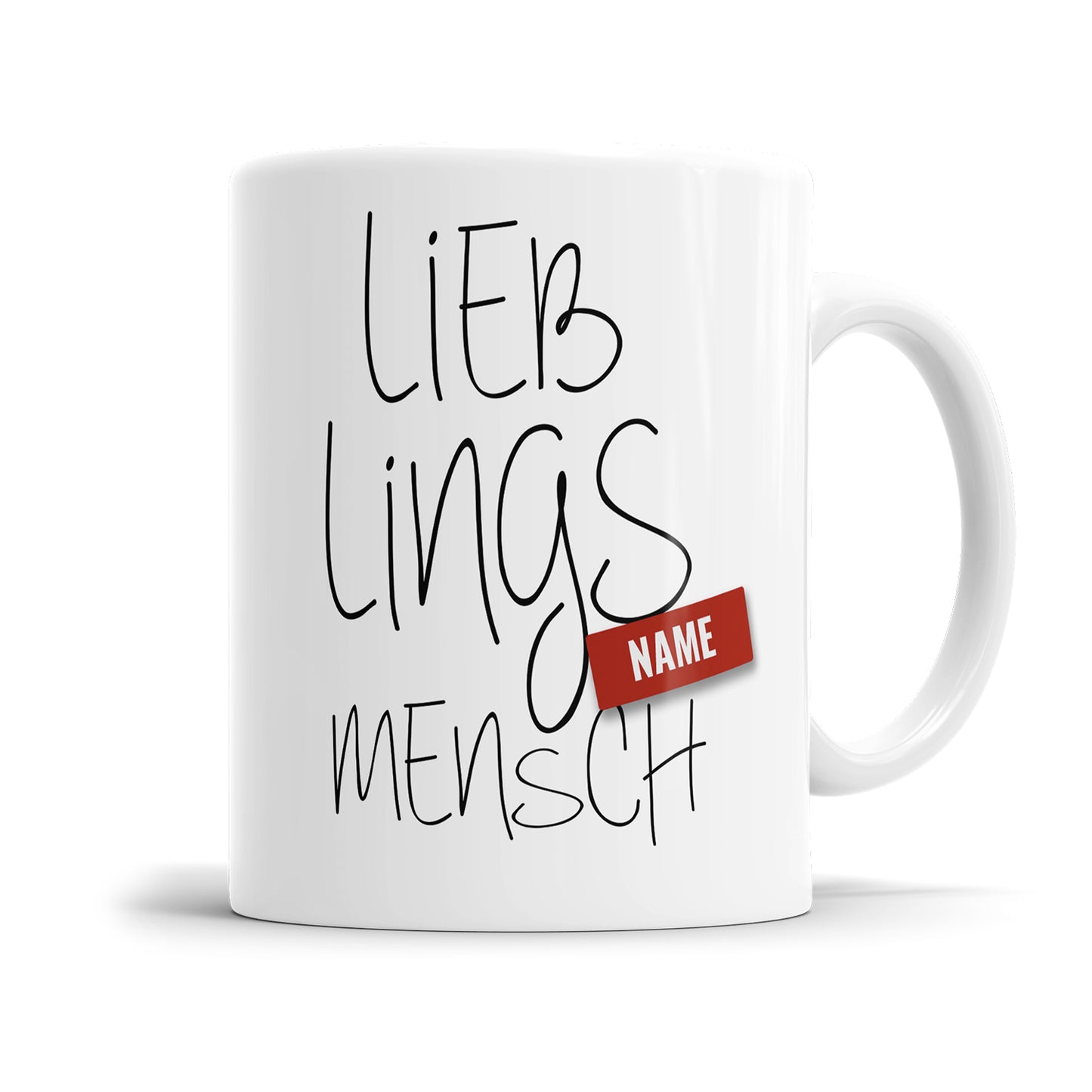 Lieblingsmensch personalisiert mit Namen - Namenstasse - Fulima