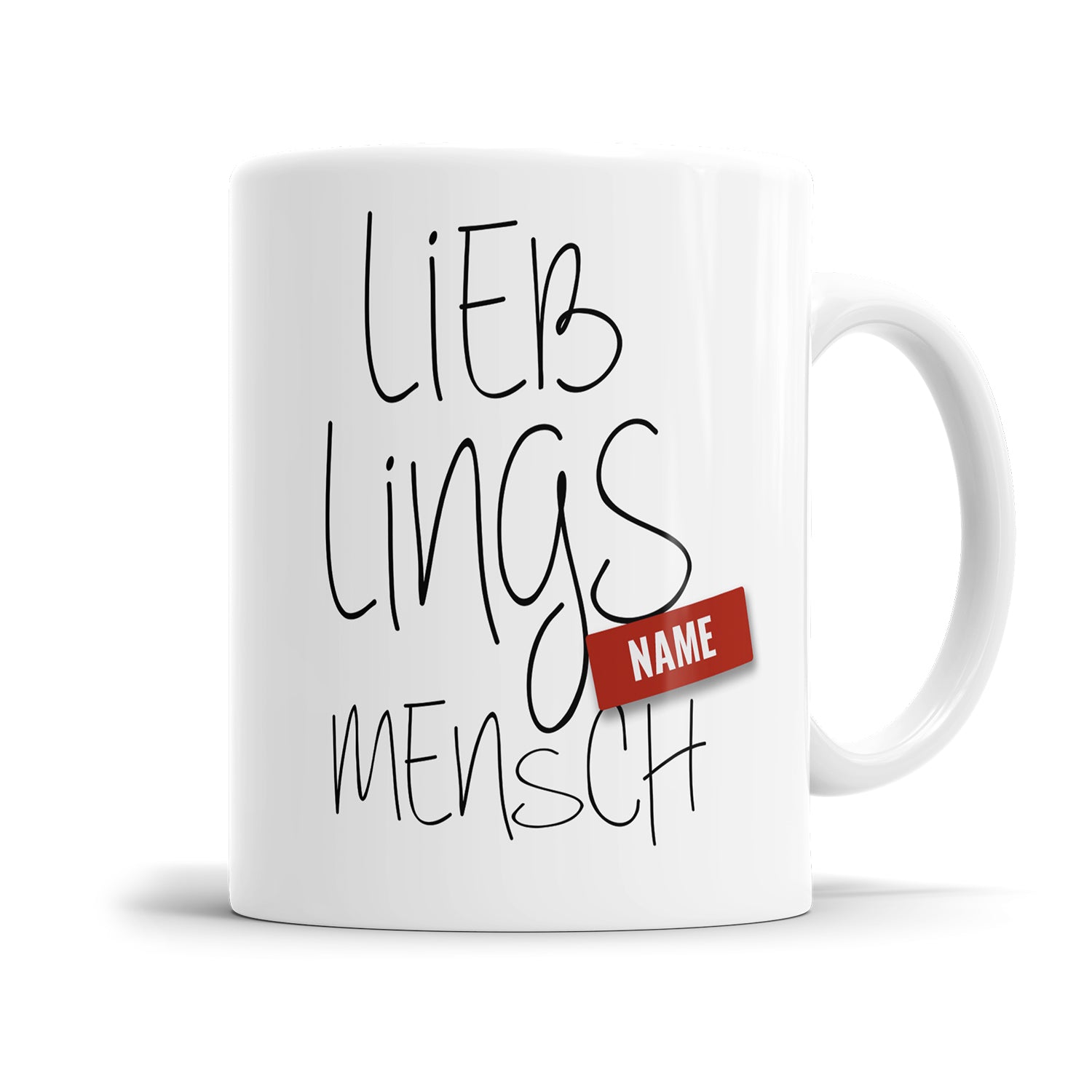 Lieblingsmensch personalisiert mit Namen - Namenstasse - Fulima
