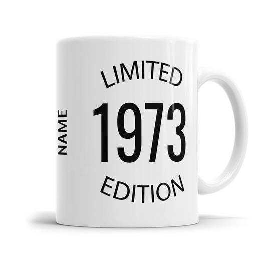 Limited Edition 1973 personalisiert mit Name Geburtstag Geschenk Tasse - Fulima