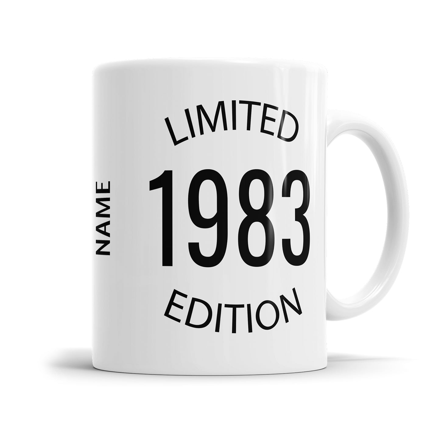 Limited Edition 1983 personalisiert mit Name Geburtstag Geschenk Tasse